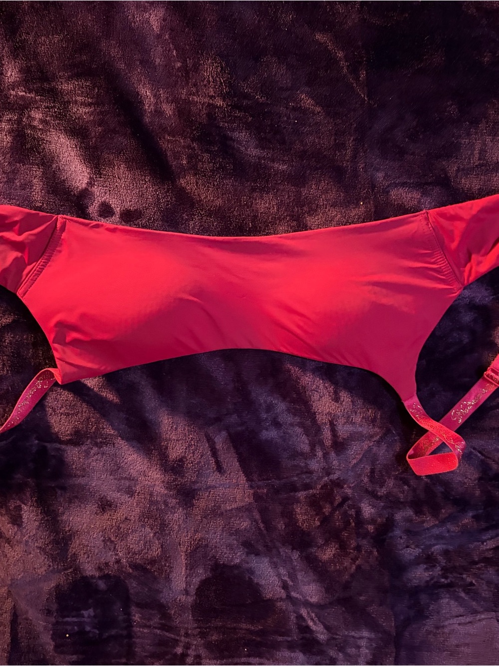 Victoria's Secret Red Wireless Bikini Top